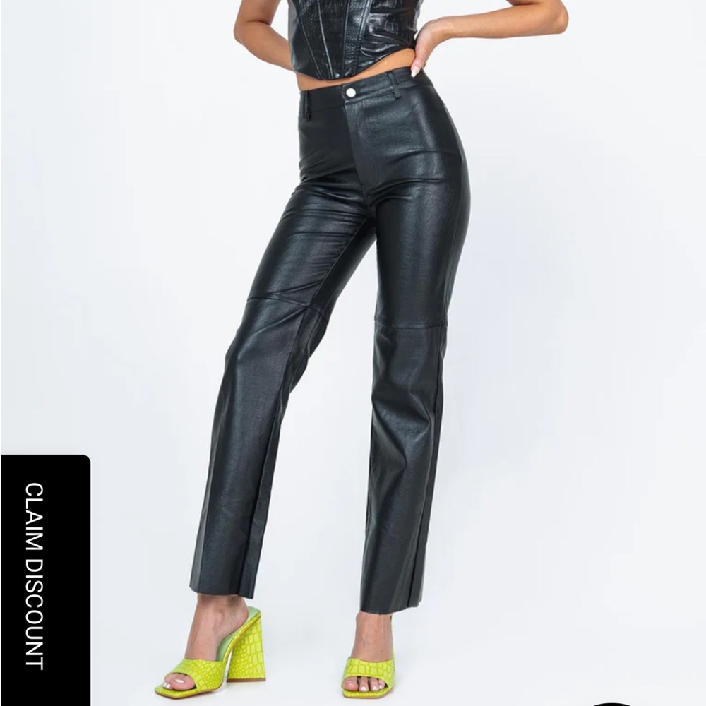 Princess Polly Faux Leather Pants